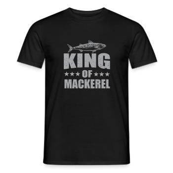 Makrelen König - Männer T-Shirt - Schwarz - Vorne - AI Model Male 178 light (178cm)
