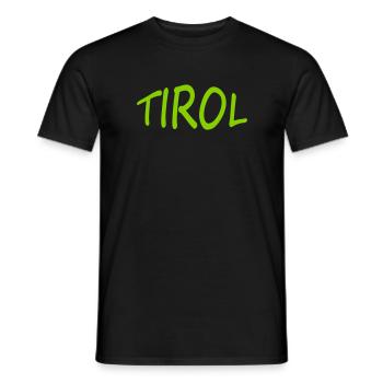 Tyrol - T-shirt homme - noir - Devant - AI Model Male 178 light (178cm)