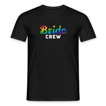 Zaumzeug Crew Rainbow W - Männer T-Shirt - Schwarz - Vorne - AI Model Male 178 light (178cm)
