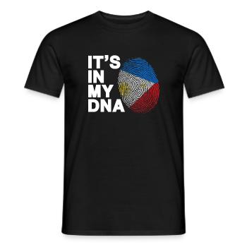Philippinen DNA Design für stolze Pinoys - Männer T-Shirt - Schwarz - Vorne - AI Model Male 178 light (178cm)