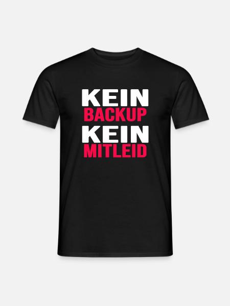 informatik backup nerd coder download gamer - Männer T-Shirt - Schwarz