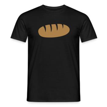 Pain - T-shirt homme - noir - Devant - AI Model Male 178 light (178cm)
