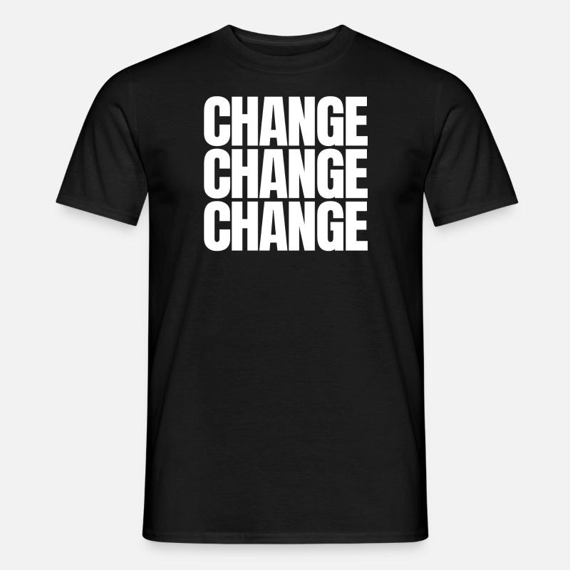 CHANGE - Männer T-Shirt - Schwarz
