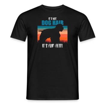 Cocker Spaniel américain - T-shirt homme - noir - Devant - AI Model Male 178 light (178cm)