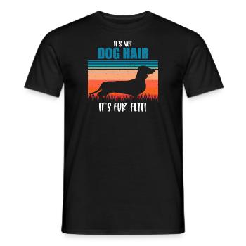 Teckel - T-shirt homme - noir - Devant - AI Model Male 178 light (178cm)