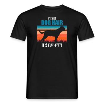 Bordeauxdogge - Männer T-Shirt - Schwarz - Vorne - AI Model Male 178 light (178cm)