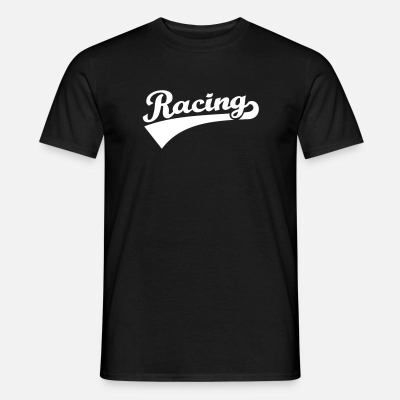 Autorennen - Männer T-Shirt - Schwarz