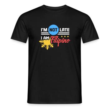 I'm Filipino joke for Filipino - Men's T-Shirt - black - Front - AI Model Male 178 light (178cm)