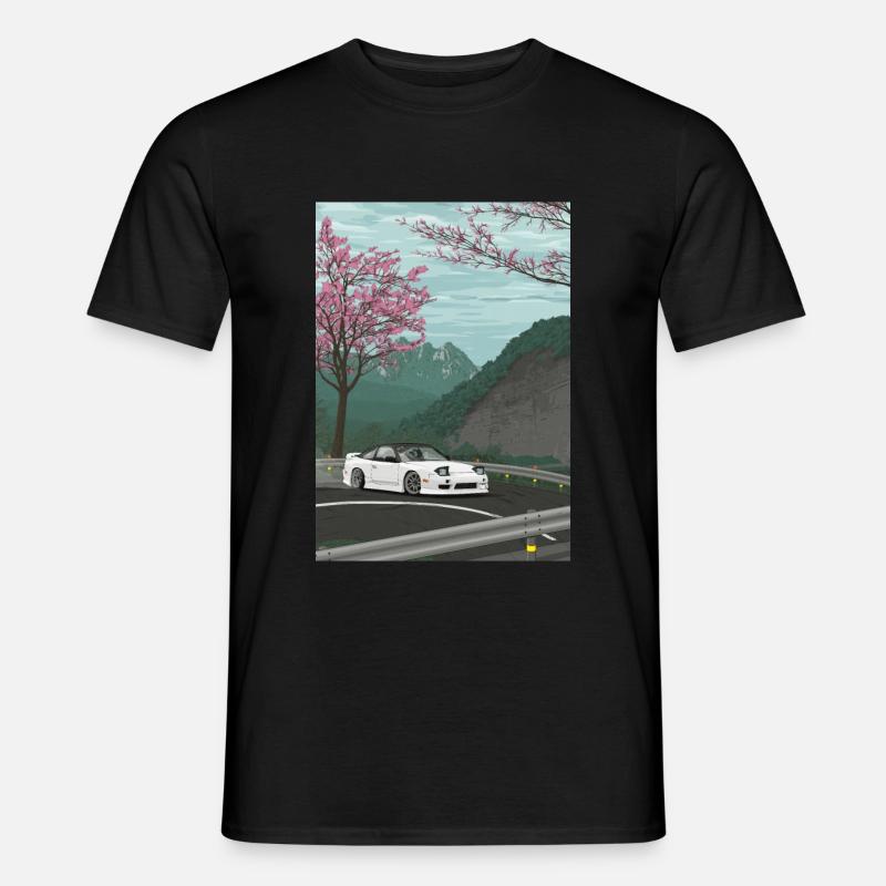 Touge Drift S13 - Männer T-Shirt - Schwarz