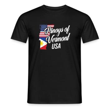 Les Philippins du Vermont conçoivent pour Proud Fil-Ams - T-shirt homme - noir - Devant - AI Model Male 178 light (178cm)
