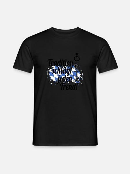 Maibaum - Männer T-Shirt - Schwarz