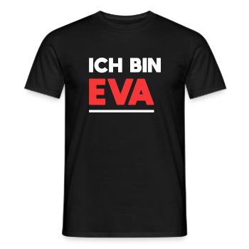 Eva Name Spruch für stolze Evas - Männer T-Shirt - Schwarz - Vorne - AI Model Male 178 light (178cm)