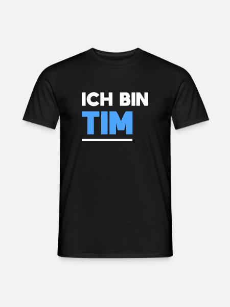 Tim Name Spruch für stolze Tims - Männer T-Shirt - Schwarz