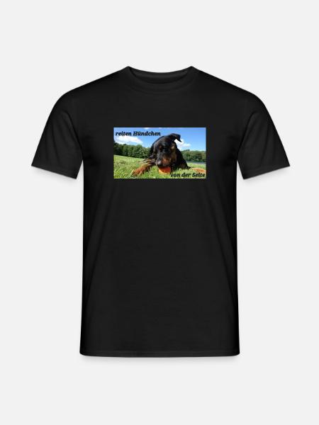 Hündchen - Männer T-Shirt - Schwarz