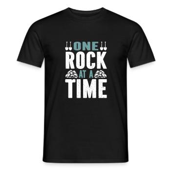 Rocksammler Geologie Lapidary Geologe Mineral - Männer T-Shirt - Schwarz - Vorne - AI Model Male 178 light (178cm)