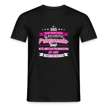 KFZ-Mechatronikerin - Männer T-Shirt - Schwarz - Vorne - AI Model Male 178 light (178cm)