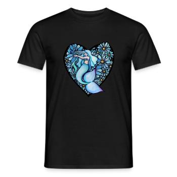 Amour de sirène - T-shirt homme - noir - Devant - AI Model Male 178 light (178cm)