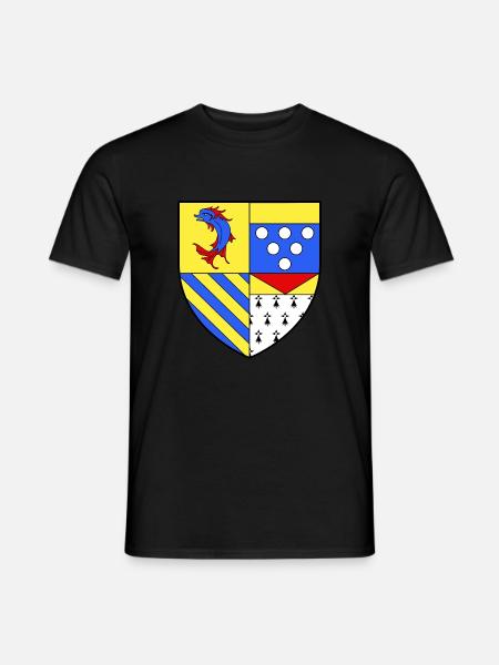 département du Drome Drôme 26 - T-shirt homme - noir
