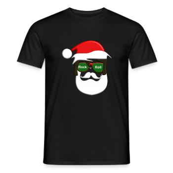 Noël Santa R n R - T-shirt homme - noir - Devant - AI Model Male 178 light (178cm)