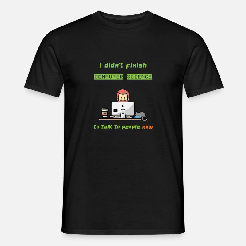 Fachinformatiker, Informatik - Männer T-Shirt - Schwarz