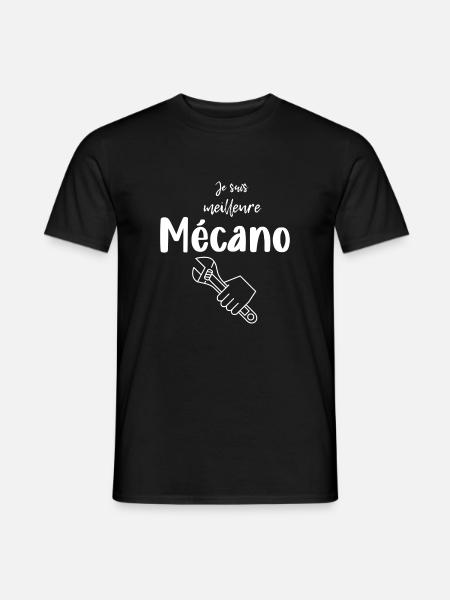Je suis meilleure Mécano - T-shirt homme - noir