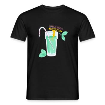 Diabolo Nantes - T-shirt homme - noir - Devant - AI Model Male 178 light (178cm)