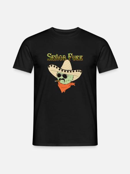 Senor Fuzz - Men's T-Shirt - black