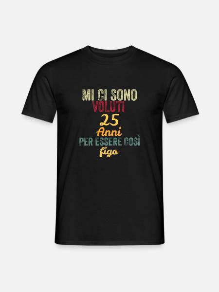 Ich habe 25 Jahre gebraucht, um so cool zu sein - Männer T-Shirt - Schwarz