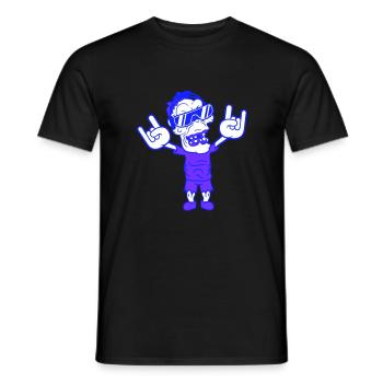 DJ Zombie Mort-vivant Horreur Halloween Fête Célébrations - T-shirt homme - noir - Devant - AI Model Male 178 light (178cm)