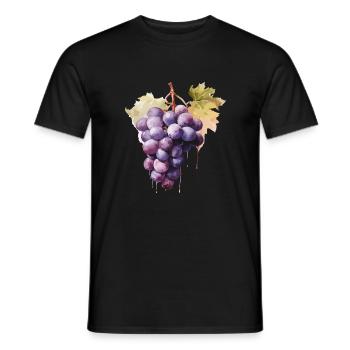 Raisins - T-shirt homme - noir - Devant - AI Model Male 178 light (178cm)