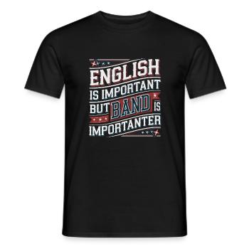 Design amusant pour les musiciens - T-shirt homme - noir - Devant - AI Model Male 178 light (178cm)