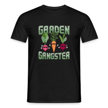 Garden Gangster Botanical Gardening - Männer T-Shirt - Schwarz - Vorne - AI Model Male 178 light (178cm)