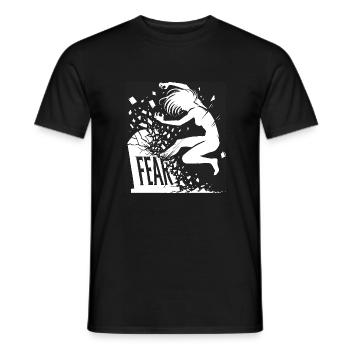Détruisez vos peurs - T-shirt homme - noir - Devant - AI Model Male 178 light (178cm)