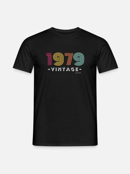 vintage - Männer T-Shirt - Schwarz