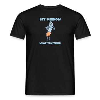 Elritze Wortspiel für Tierliebhaber - Männer T-Shirt - Schwarz - Vorne - AI Model Male 178 light (178cm)