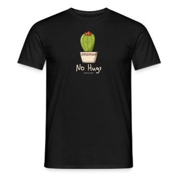 Introvertierter Kaktus Design für introvertierte - Männer T-Shirt - Schwarz - Vorne - AI Model Male 178 light (178cm)