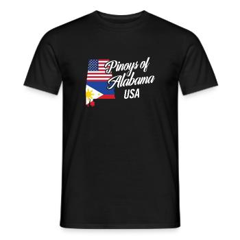 Filipinos of Alabama Design für stolze Fil-Ams - Männer T-Shirt - Schwarz - Vorne - AI Model Male 178 light (178cm)