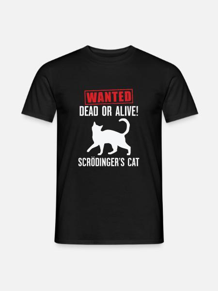 Schrödinger's Cat - Men's T-Shirt - black