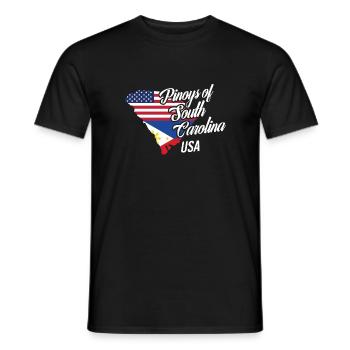 Filipinos von South Carolina Design für Fil-Ams - Männer T-Shirt - Schwarz - Vorne - AI Model Male 178 light (178cm)