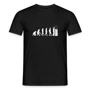 Beekeeper Imker Evolution Shirt Geschenk - Männer T-Shirt - Schwarz - Vorne - AI Model Male 178 light (178cm)