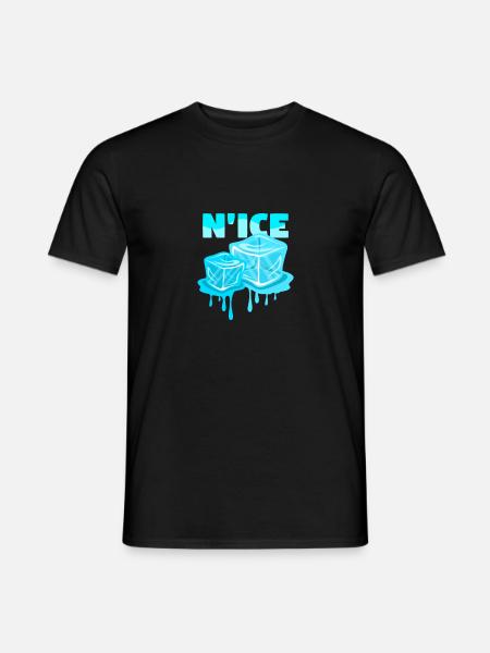 Eis - Männer T-Shirt - Schwarz