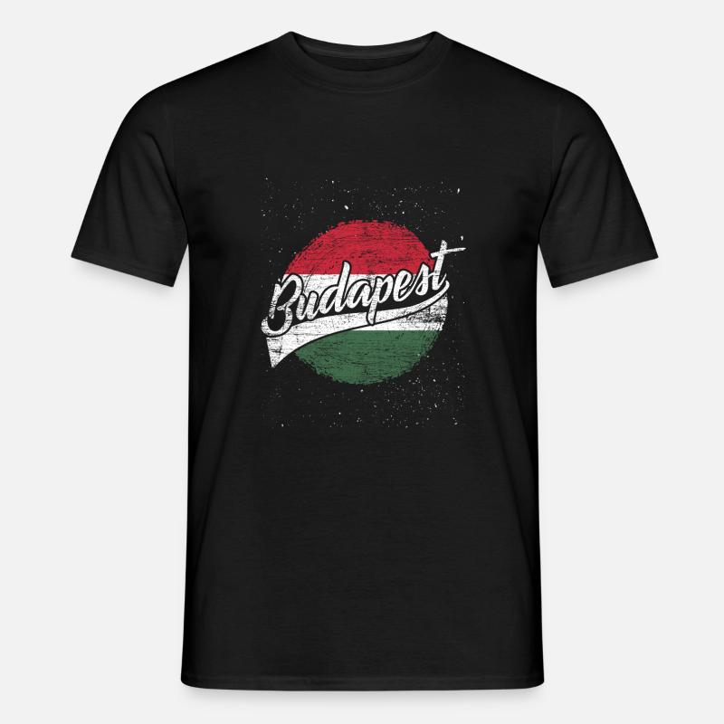 Budapest - Männer T-Shirt - Schwarz