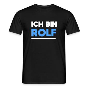 Rolf Name Spruch für stolze Rolfs - Männer T-Shirt - Schwarz - Vorne - AI Model Male 178 light (178cm)