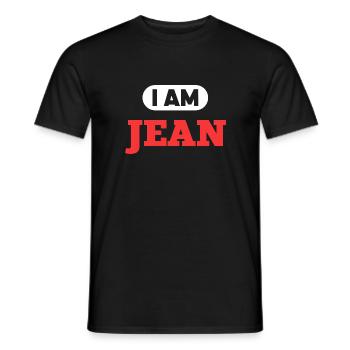 Jean Name Saying für stolze Jeans - Männer T-Shirt - Schwarz - Vorne - AI Model Male 178 light (178cm)