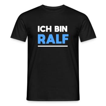 Ralf Name Spruch für stolze Ralfs - Männer T-Shirt - Schwarz - Vorne - AI Model Male 178 light (178cm)