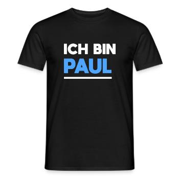 Paul Name Spruch für stolze Pauls - Männer T-Shirt - Schwarz - Vorne - AI Model Male 178 light (178cm)