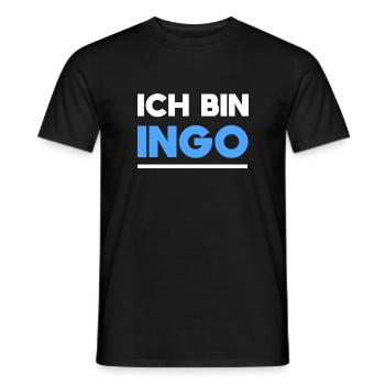 Ingo Name Spruch für stolze Ingos - Männer T-Shirt - Schwarz - Vorne - AI Model Male 178 light (178cm)