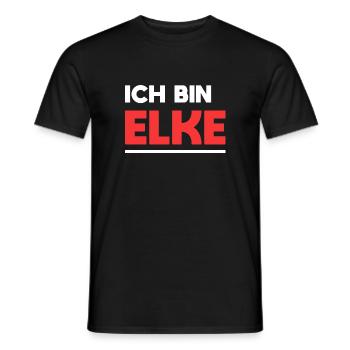 Elke Name Spruch für stolze Elkes - Männer T-Shirt - Schwarz - Vorne - AI Model Male 178 light (178cm)