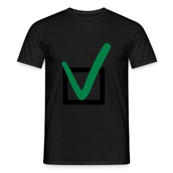 Coche symboles symboles - T-shirt homme - noir - Devant - AI Model Male 178 light (178cm)