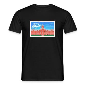 Ohio Fil-Am Design pour Proud Pinoys - T-shirt homme - noir - Devant - AI Model Male 178 light (178cm)